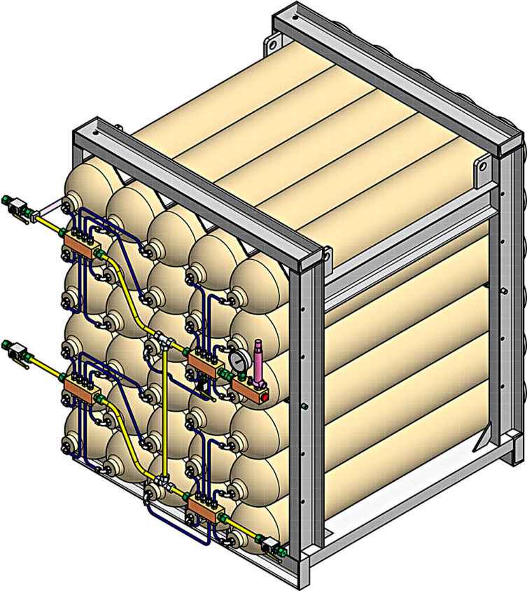 High Pressure Air Storage Tank Lift Racks - ProSub