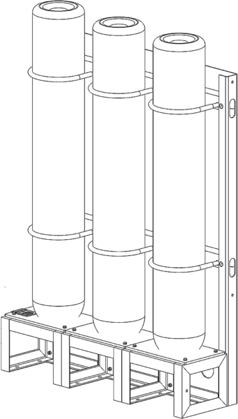 Air Storage Cylinder Rack 150 ASCR150