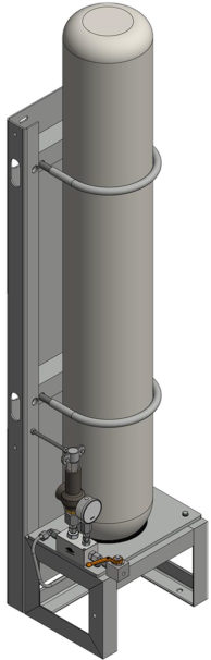 ASCR50-350 Air Storage Cylinder Rack 50 1×50 Liter